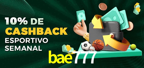 10% de bônus de cashback na bae777